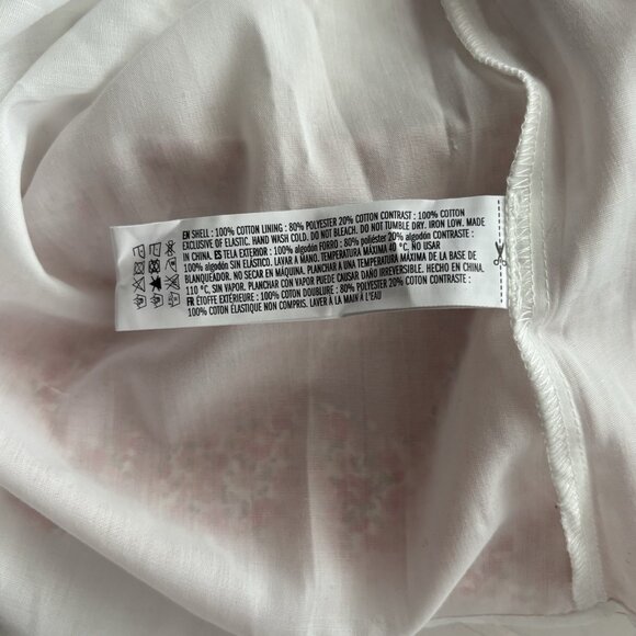 Tuckernuck Hyacinth House Floral Hana Mini Dress (Size M) Tiered Billowy A-line - Picture 11 of 11